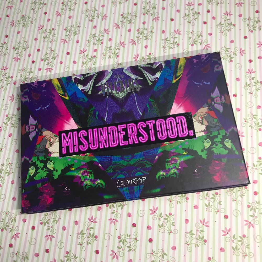 colourpop x disney villains misunderstood palette